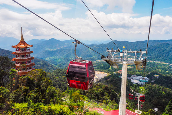 S M Iternary Genting Highlands Cable Car | Spenta Travels & Tours Pvt. Ltd.