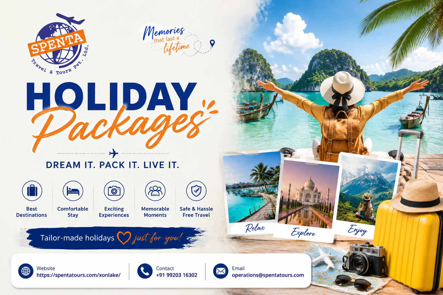 Holiday Packages - Spenta Travels & Tours