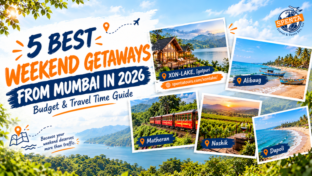 5 Best Weekend Getaways From Mumbai in 2026 (With Budget & Travel Time)