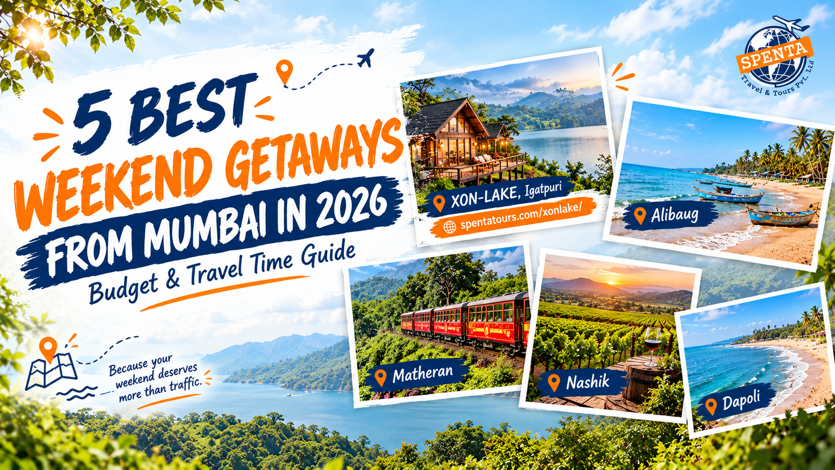 5 Best Weekend Getaways From Mumbai